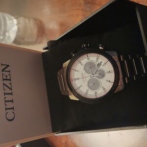 Citizen Brycen Chronograph White Dial Men's Item No. CA4188-81A